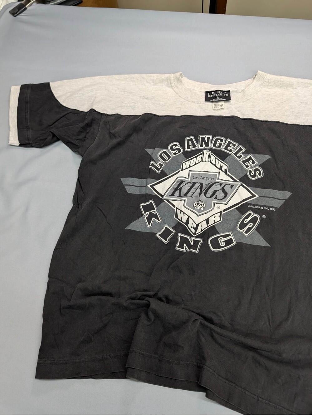 Los Angeles Kings Vintage 1992 Shirt L Iron Knights NHL Tee